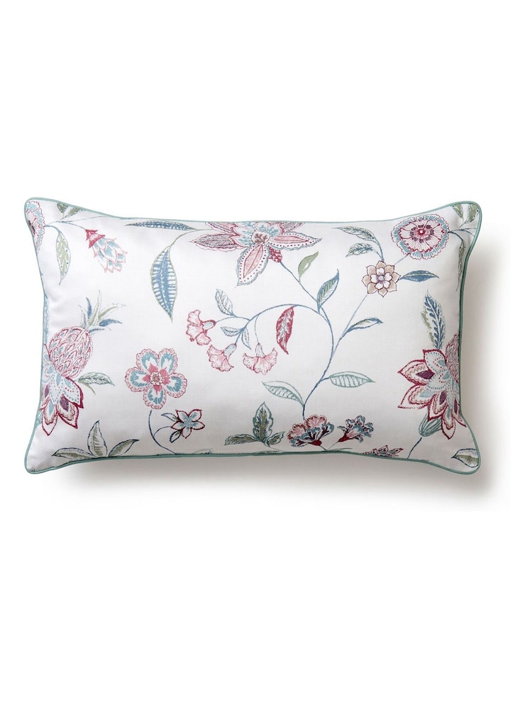Christy Blue Kew Boudoir Reversible Filled Cushion - Image 2 of 4 Christy Blue Kew Boudoir Reversible Filled Cushion - Image 2 of 4