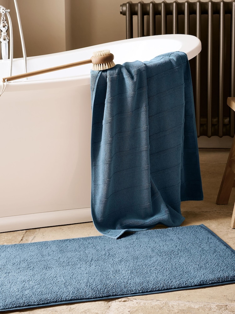 Christy Denim Highgate Turkish Cotton Ribbed Towel - Image 1 of 4 Christy Denim Highgate Turkish Cotton Ribbed Towel - Image 1 of 4