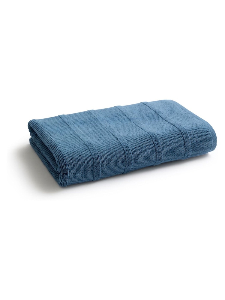 Christy Denim Highgate Turkish Cotton Ribbed Towel - Image 2 of 4 Christy Denim Highgate Turkish Cotton Ribbed Towel - Image 2 of 4