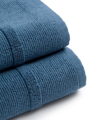 Christy Denim Highgate Turkish Cotton Ribbed Towel - Image 4 of 4