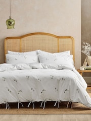 Christy Green Clover Cotton Percale Duvet Cover & Pillowcase Set - Image 1 of 4