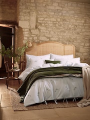 Christy Green Clover Cotton Percale Duvet Cover & Pillowcase Set - Image 4 of 4