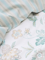 Christy Aqua Kew Cotton Sateen Duvet Cover & Pillowcase Set - Image 4 of 5
