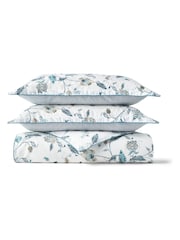 Christy Blue Bramley Cotton Sateen Duvet Cover & Pillowcase Set - Image 4 of 4