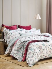 Christy Blue Kew Reversible Bedspread Cotton Coverlet - Image 1 of 4