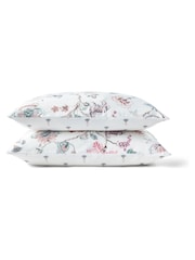 Christy Pink Tropical Floral Cotton Sateen Pillowcase Pair - Image 3 of 3