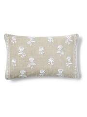 Christy Beige Beatrice Boudoir Mattelasse Filled Cushion - Image 2 of 4