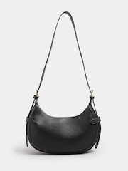 Yours Curve Black Buckle Shoulder Bag - Image 2 of 4