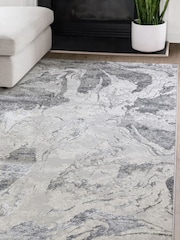 THE RUG EDIT Grey Ritz Marble Rug - Image 1 of 9