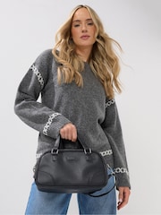 Yours Curve Faux Leather Cross-Body Bag - Imagem 2 de 4
