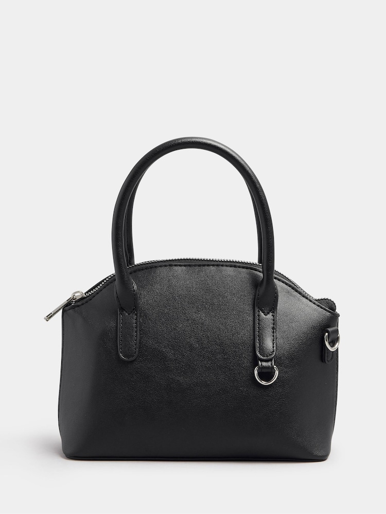 Yours Curve Black Contrast Strap Cross Body Bag - Image 1 of 4 Yours Curve Black Contrast Strap Cross Body Bag - Image 1 of 4