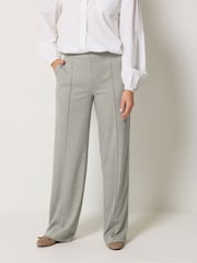Long Tall Sally Natural Premium Brushed Seam Trousers - Image 3 of 6