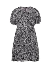 Yours Curve Black Smock Mini Dress - Image 5 of 5