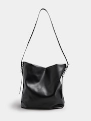Yours Curve Black Faux Leather Slouched Shoulder Bag - Image 2 of 4
