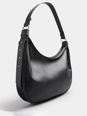 Yours Curve Faux Leather Slouched Studded Shoulder Bag - Imagem 4 de 4