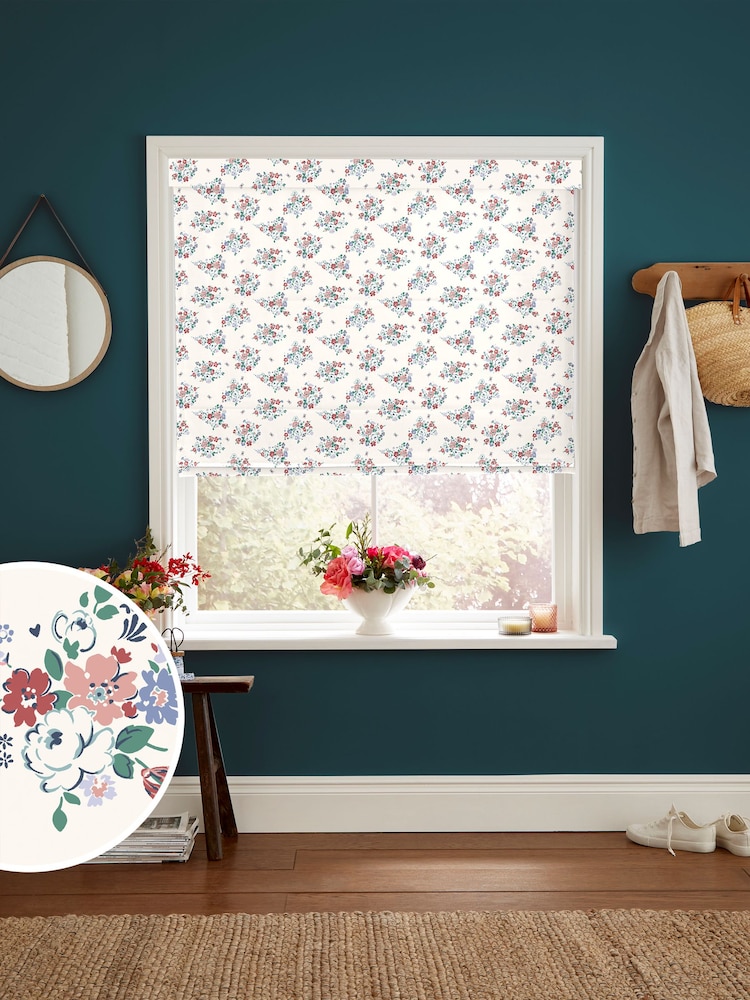 Cath Kidston Cream Clifton Floral Made to Measure 100% Cotton Roman Blind - Image 1 of 6