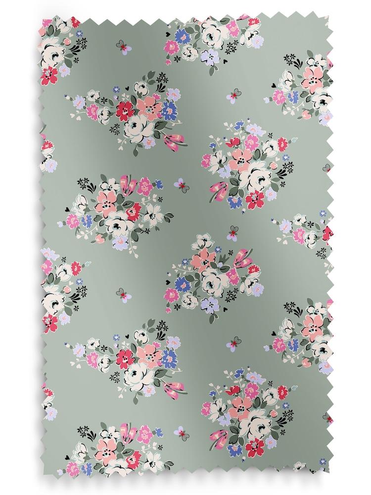 Cath Kidston Sage Green Clifton Floral Made to Measure 100% Cotton Roman Blind - Image 6 of 6