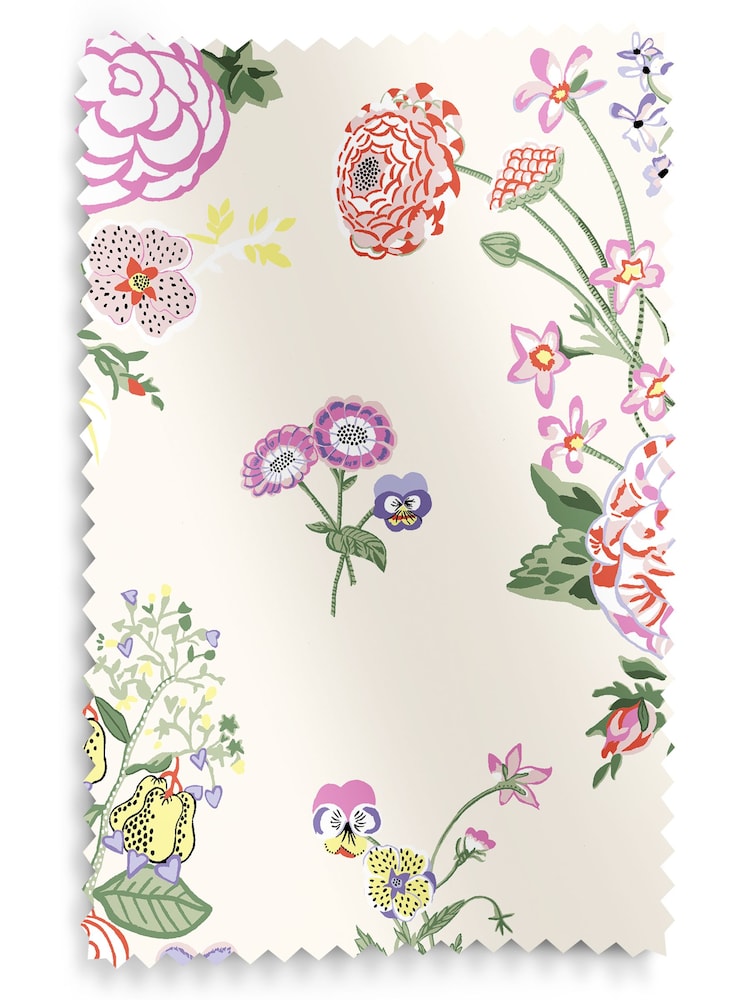 Cath Kidston Cream Summer Floral Made to Measure 100% Cotton Roman Blind - Image 6 of 6