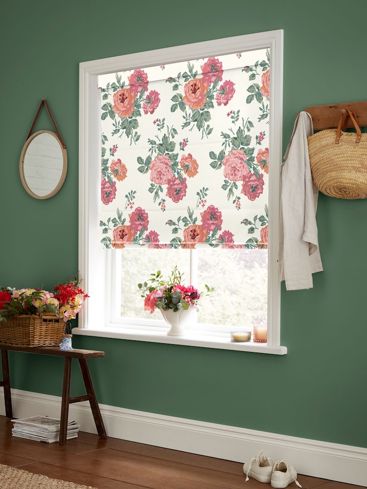 Cath Kidston Pink Archive Rose Print Made to Measure 100% Cotton Roman Blind - Image 2 of 6