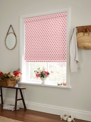 Cath Kidston Pink Button Spot Made to Measure 100% Cotton Roman Blind - Image 2 of 6