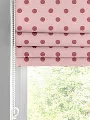 Cath Kidston Pink Button Spot Made to Measure 100% Cotton Roman Blind - Image 4 of 6