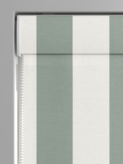 Cath Kidston Sage Green Canopy Stripe Made to Measure 100% Cotton Roman Blind - Image 3 of 6