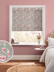 Cath Kidston Sage Green Friendship Gardens Made to Measure 100% Cotton Roman Blind - Image 1 of 6