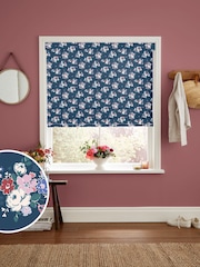 Cath Kidston Blue Clifton Floral Made to Measure 100% Cotton Roman Blind - Image 1 of 6