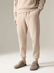 Stone Neutral Supersoft Rib Joggers - Image 1 of 6