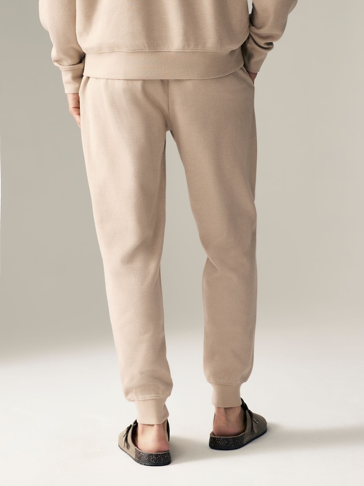 Stone Neutral Supersoft Rib Joggers - Image 2 of 6