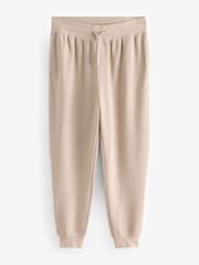 Stone Neutral Supersoft Rib Joggers - Image 4 of 6