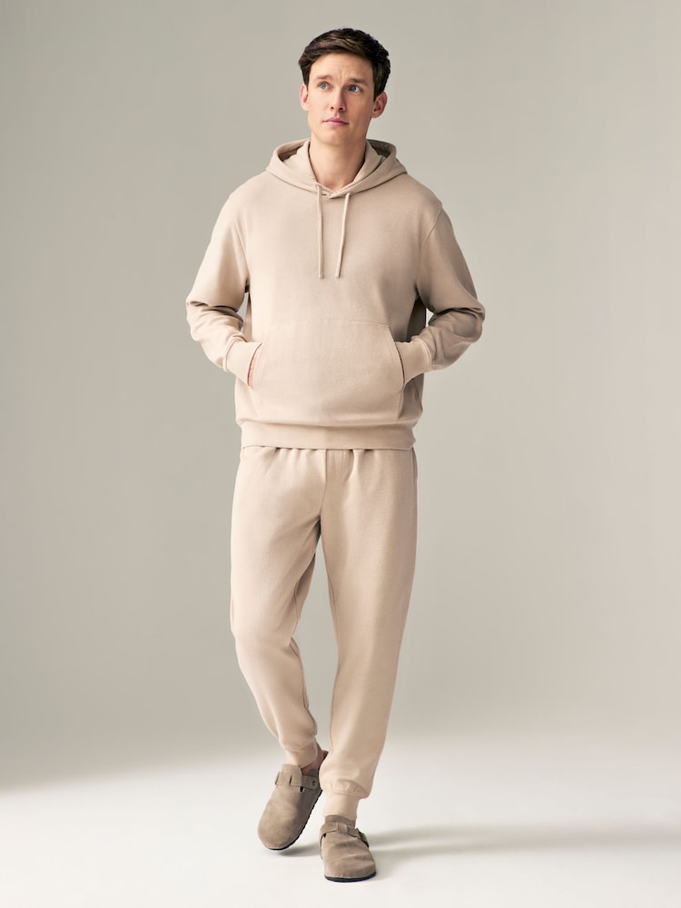 Stone Neutral Supersoft Rib Hoodie - Image 2 of 8