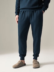 Navy Blue French Rib Joggers - Image 1 of 7