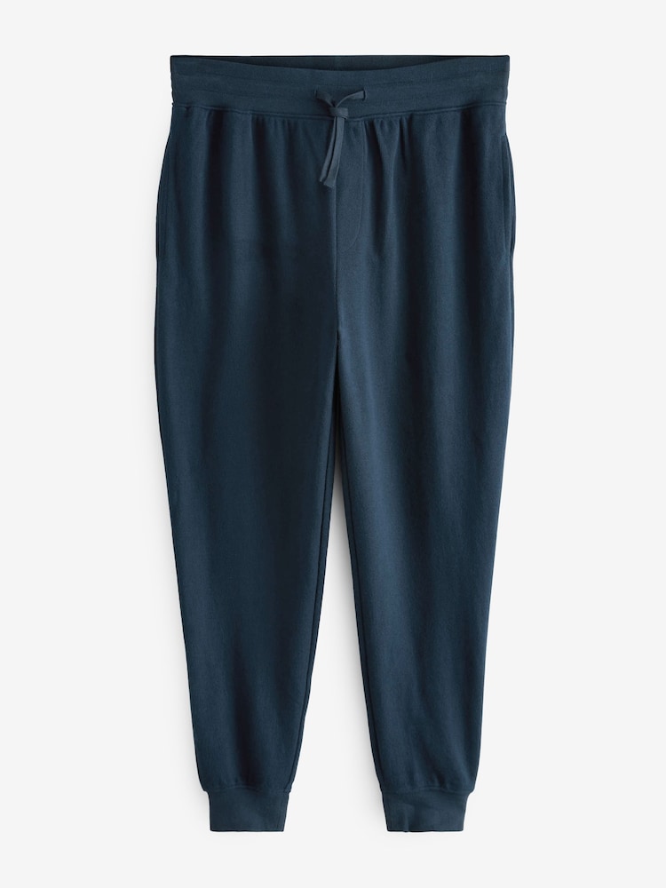 Navy Blue Supersoft Rib Joggers - Image 5 of 7