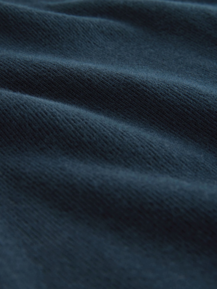 Navy Blue French Rib Joggers - Image 7 of 7
