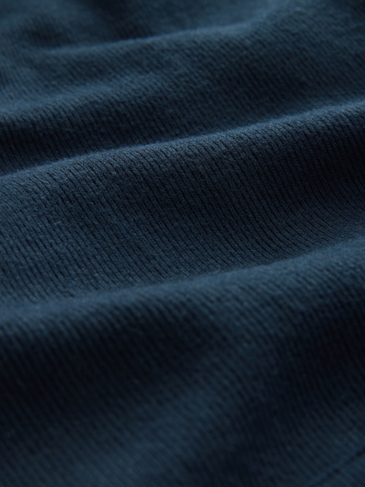 Marineblau/blau - Superweiches, geripptes Kapuzensweatshirt - Bild 7 von 7 Marineblau/blau - Superweiches, geripptes Kapuzensweatshirt - Bild 7 von 7