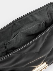 Yours Curve Black Faux Leather Quilted Shoulder Bag - Image 5 of 5