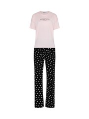 Long Tall Sally Pink Short Sleeve Wide Leg Pyjamas Set - Image 5 of 5