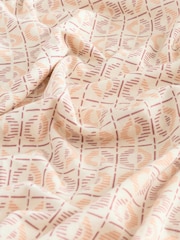 Pink Tile Print Sleeveless V-Neck Slouch Dress - Image 2 of 3