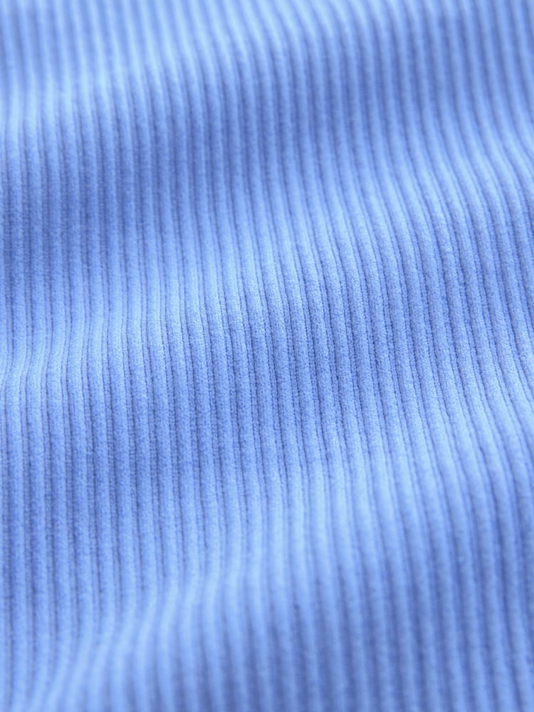 Cornflower Blue Ribbed Seamless Vest Top - Image 5 of 5