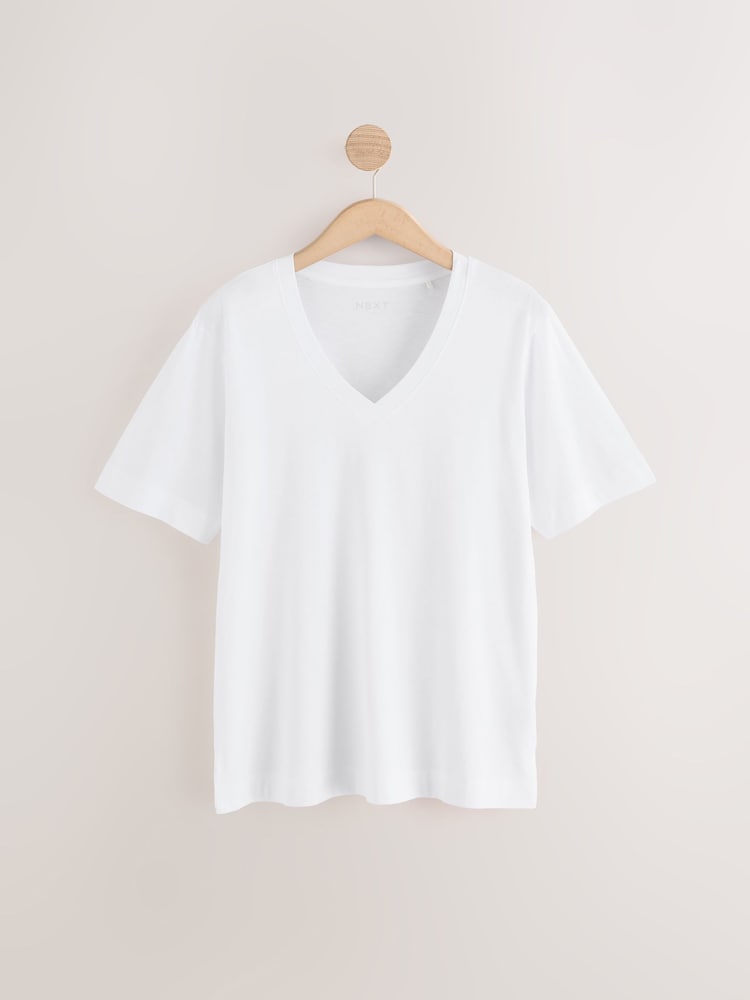 Floral/Pink/Green/Yellow/Grey/White/Black Modal Slouch T-Shirts 7 Pack - Image 11 of 14