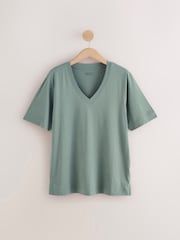 Floral/Pink/Green/Yellow/Grey/White/Black Modal Slouch T-Shirts 7 Pack - Image 9 of 14