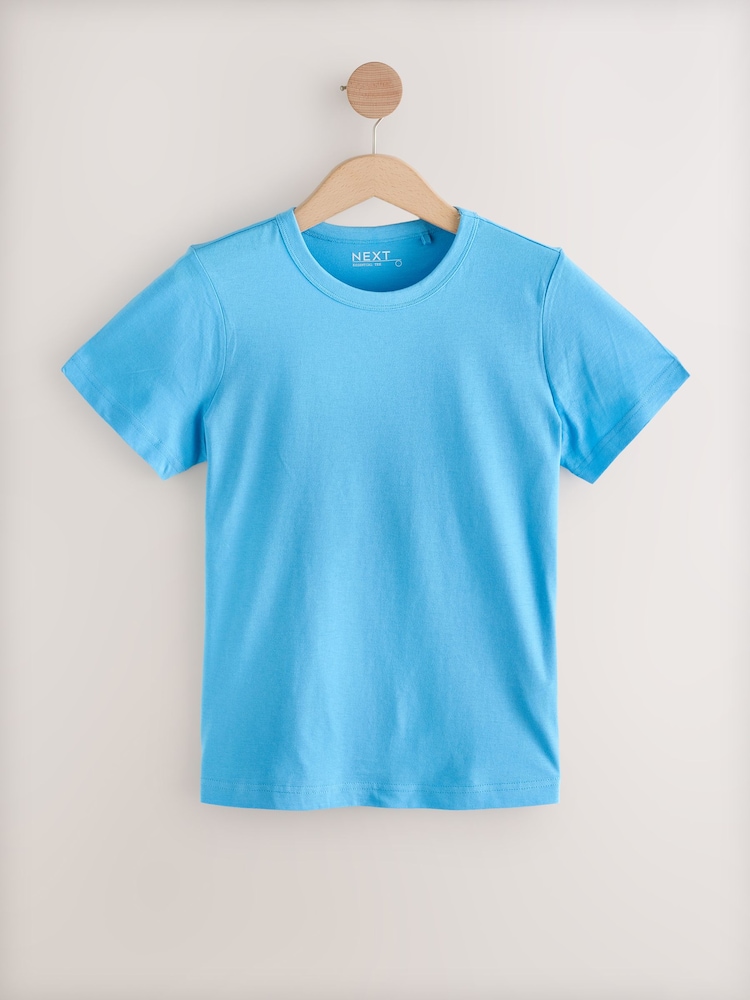 Couleurs multicolores vives - Lot 100t-shirts essentiels à manches courtes 7 % coton - Image 6 of 9