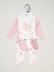 Lily & Jack Baby Bodysuit Hat Trousers 100% Cotton Bib and Socks Gift Set 10 Piece - Image 2 of 6