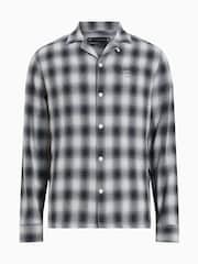 AllSaints White Underground Long Sleeve Shirt - Image 7 of 7