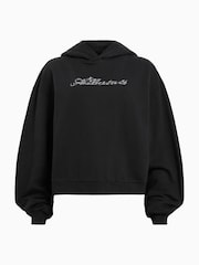 AllSaints Black Unity Pippa Hoodie - Image 7 of 7