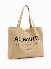 AllSaints Brown Underground Acid Tote Bag - Image 3 of 6