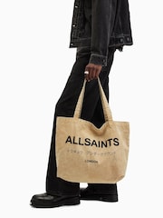AllSaints Brown Underground Acid Tote Bag - Image 6 of 6