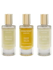 Aromatherapy Associates Essential Bath and Shower Oil Trio Gift Set - Image 3 of 3