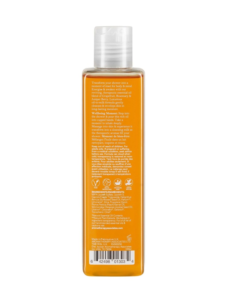 Aromatherapy Associates Shower Oil 250ml - Image 2 of 3
